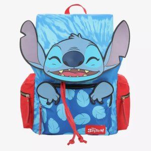 Disney Lilo & Stitch Smiling Stitch Slouch Backpack NWT
